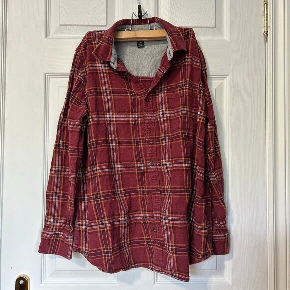 Roots plaid flannel - Picture 1 of 3